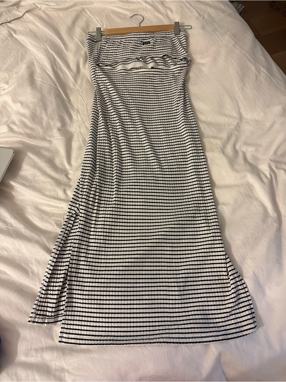 RVCA Black and White Striped Dress - Picture 2 of 4